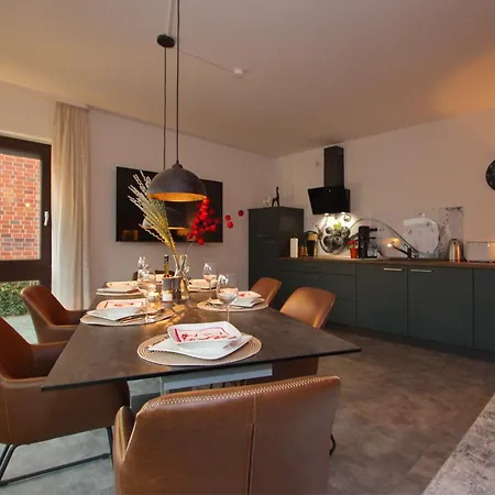 Апартаменты Premium Apartment 85Qm Nahe Therme & Kurpark 1-6 Pers Parkplatz Бад-Липпшпринге